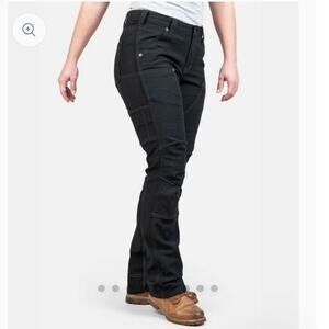 Dovetail Britt utility pants no fade black canvas Cordura stretch carpenter 10